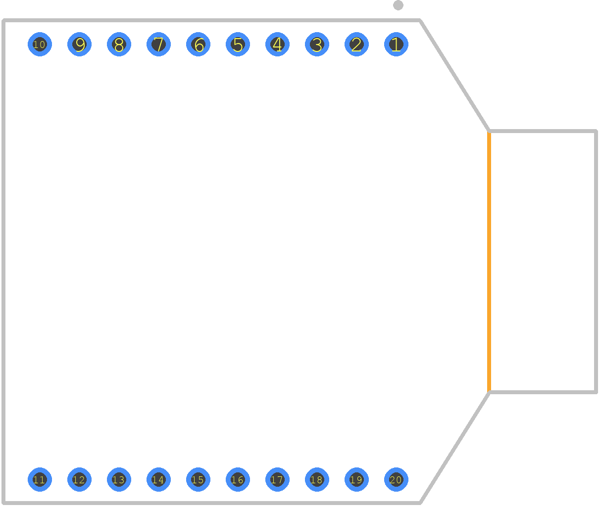 RN42XVP-I/RM - Microchip PCB footprint - Other - Other - RN42XVP-I/RM
