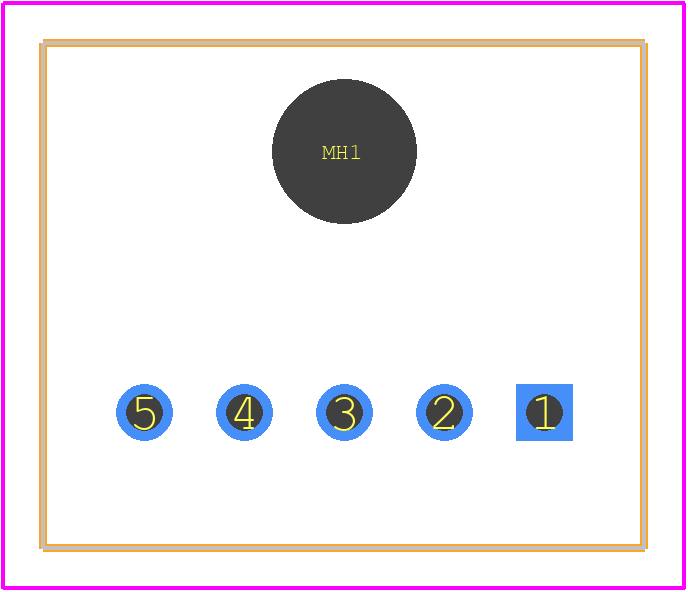 1744426-5 - TE Connectivity PCB footprint - Other - Other - 1744426-5-1