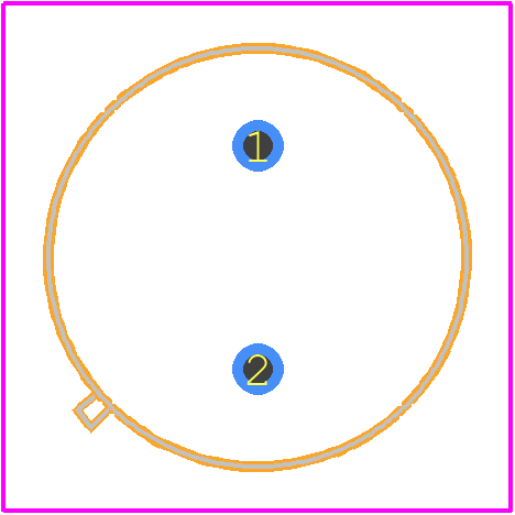 BPX 61 - ams OSRAM PCB footprint - Other - Other - BPX 61-2