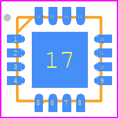 MKL03Z8VFG4 - NXP PCB footprint - Quad Flat No-Lead - Quad Flat No-Lead - MKL03Z8VFG4-1