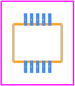DF23C-10DP-0.5V(92) - Hirose PCB footprint - Other - Other - DF23C-10DP-0.5V(92)