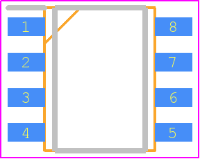 FAN73832MX - onsemi PCB footprint - Small Outline Packages - Small Outline Packages - FAN73832MXser
