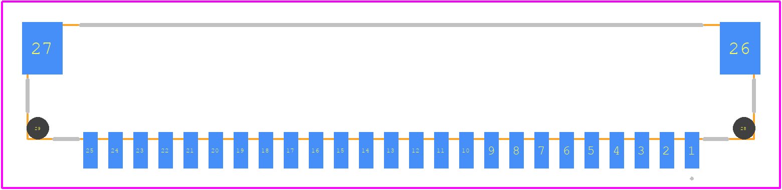 DF14-25P-1.25H(26) - Hirose PCB footprint - Other - Other - DF14-25P-1.25H(26)-4
