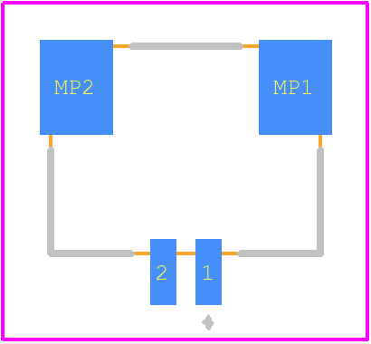 DF14A-2P-1.25H(56) - Hirose PCB footprint - Other - Other - DF14A-2P-1.25H(56)-2