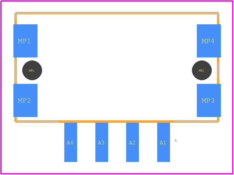 384471 - TE Connectivity PCB footprint - Other - Other - 384471-1