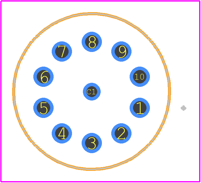 50DP36-01-1-AJS - Grayhill PCB footprint - Other - Other - 50DP36-01-1-AJS