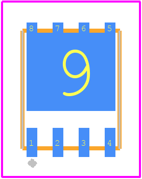 STL150N3LLH6 - STMicroelectronics PCB footprint - Other - Other - PowerFLAT™ (5x6)_2019