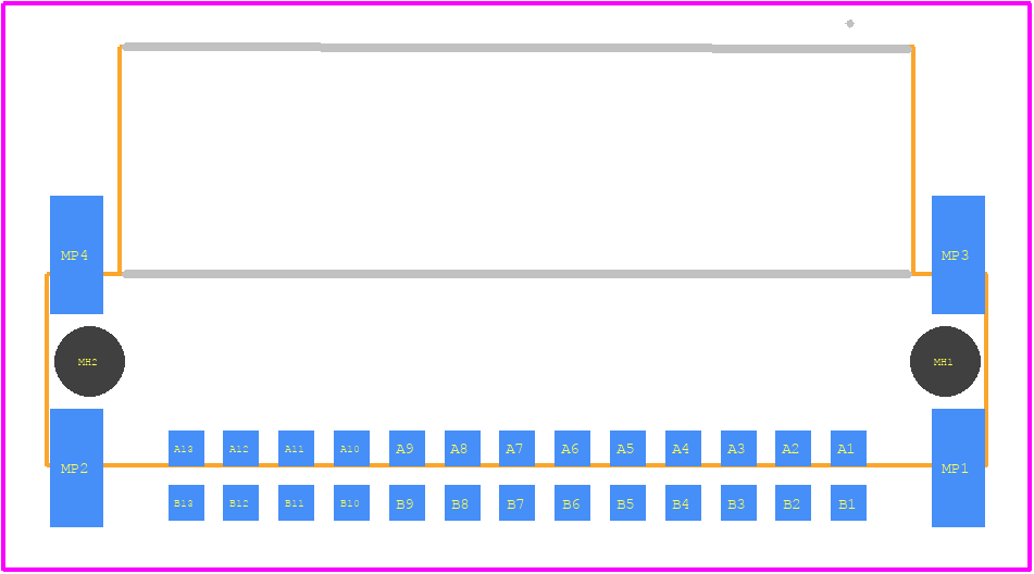 154741 - TE Connectivity PCB footprint - Other - Other - 154741-3