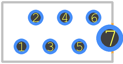7-215079-6 - TE Connectivity PCB footprint - Other - Other - 7-215079-6