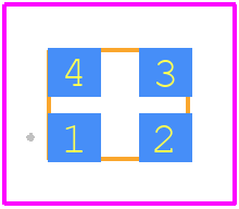 ABM8X-101-24.000MHZ-T - ABRACON PCB footprint - Other - Other - 3.2 x 2.5 x 0.6mm_2023
