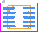 SLG88101V - Silego Technology PCB footprint - Small Outline No-lead - Small Outline No-lead - SLG88101V