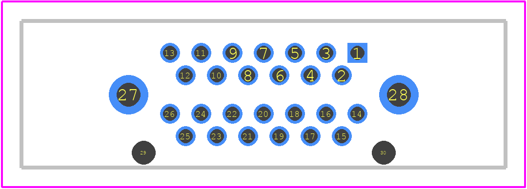 12226-1150-00PL - 3M PCB footprint - Other - Other - 12226-1150-00PL