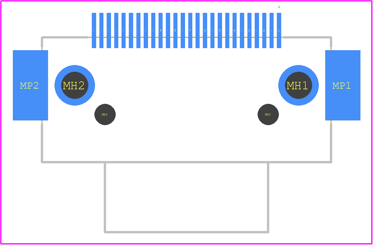 12226-8200-00PL - 3M PCB footprint - Other - Other - 12226-8200-00PL-4