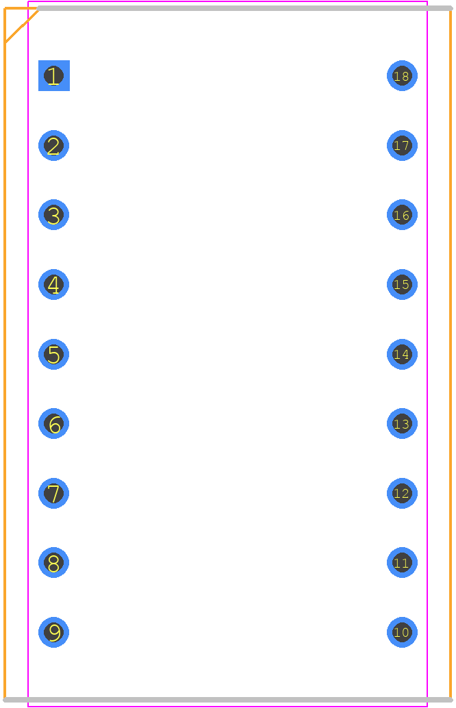 LDS-E5006RI - Lumex PCB footprint - Dual-In-Line Packages - Dual-In-Line Packages - LDS-E5006RI