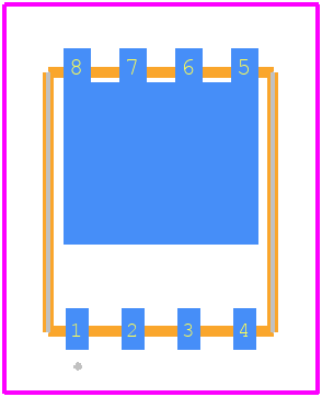 BSC084P03NS3 G - Infineon PCB footprint - Other - Other - PG-TDSON-8-5_ffw