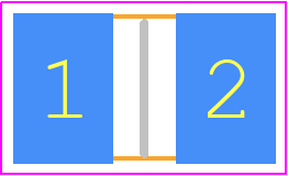 X50328MSB2GI - Yangxing Tech PCB footprint - Resistor Chip - Resistor Chip - SMD5032