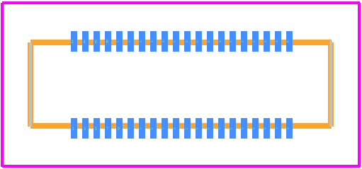 DF40C(2.0)-40DS-0.4V(51) - Hirose PCB footprint - Other - Other - DF40C(2.0)-40DS-0.4V(51)-2
