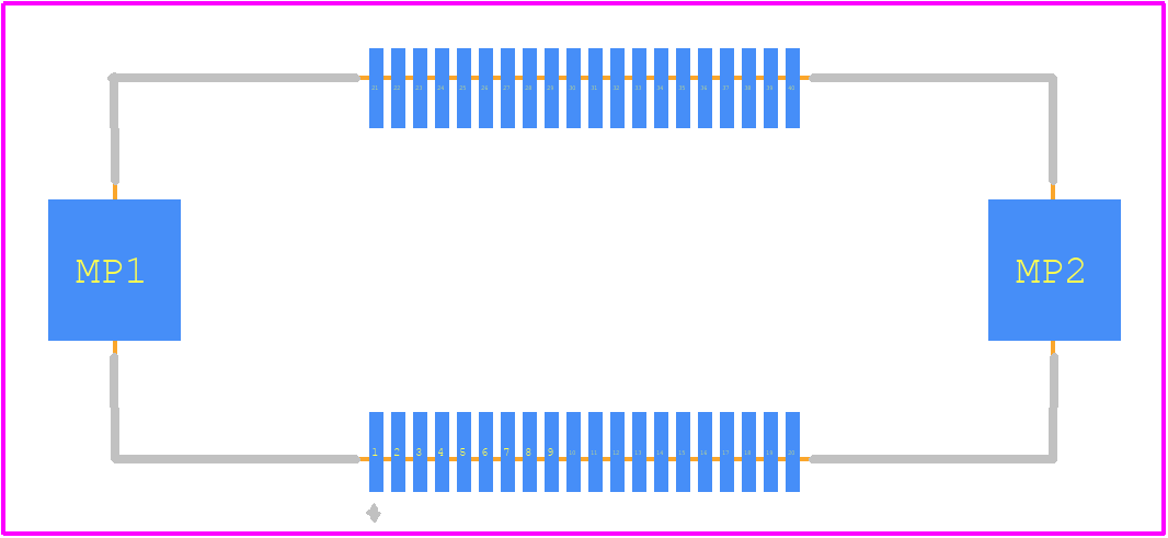 FX20-40P-0.5SV20 - Hirose PCB footprint - Other - Other - FX20-40P-0.5SV20-2