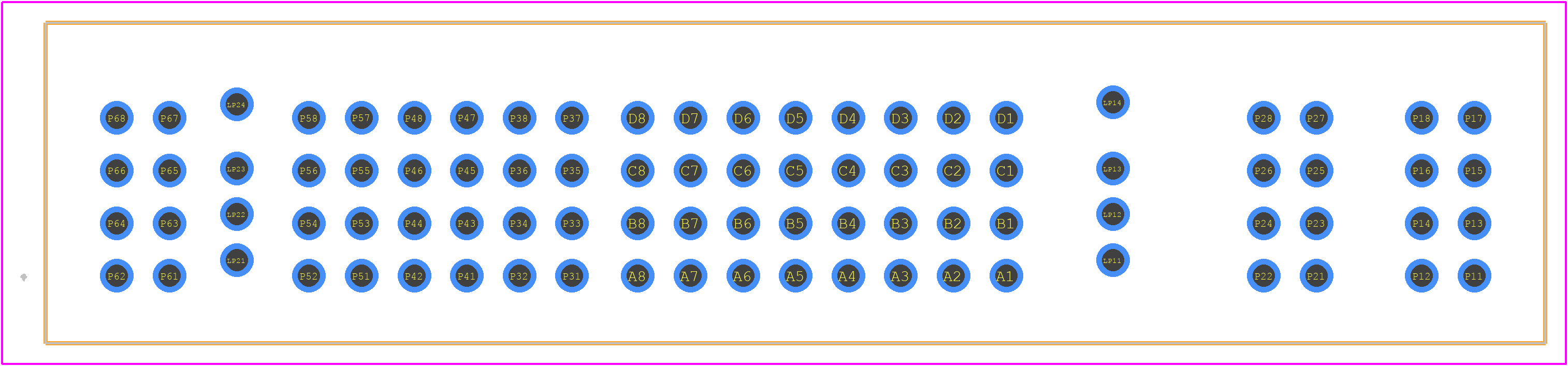 1-6450869-4 - TE Connectivity PCB footprint - Other - Other - 1-6450869-4-2