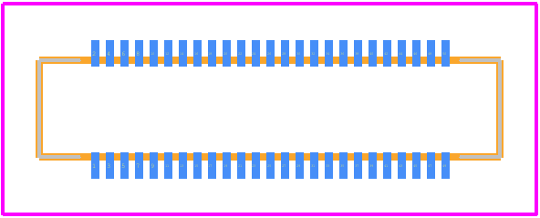DF40C(2.0)-50DS-0.4V(58) - Hirose PCB footprint - Other - Other - DF40C(2.0)-50DS-0.4V(58)