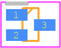 2SC5006-T1-A - CEL PCB footprint - SOT23 (3-Pin) - SOT23 (3-Pin) - SOT