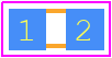 CC0603KRX5R8BB105 - KEMET PCB footprint - Capacitor Chip Non-polarised - Capacitor Chip Non-polarised - CC0603 (DA thickness)