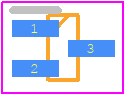 SSM3K15AFS,LF - Toshiba PCB footprint - SOT23 (3-Pin) - SOT23 (3-Pin) - SSM3K15AFS,LF-1