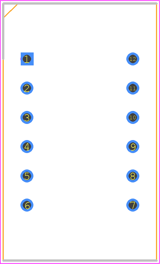 LB-303MK - ROHM Semiconductor PCB footprint - Dual-In-Line Sockets - Dual-In-Line Sockets - LB-303MK