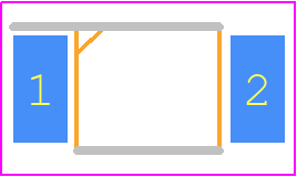 LW T773-P1S1-5K8L - ams OSRAM PCB footprint - Small Outline Diode - Small Outline Diode - LW T773