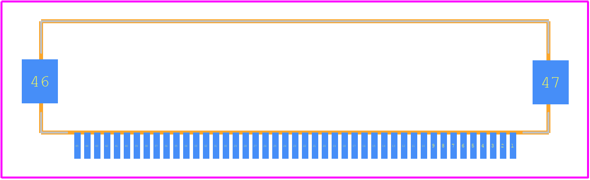 FH12S-45S-0.5SH(55) - Hirose PCB footprint - Other - Other - FH12S-45S-0.5SH(60)