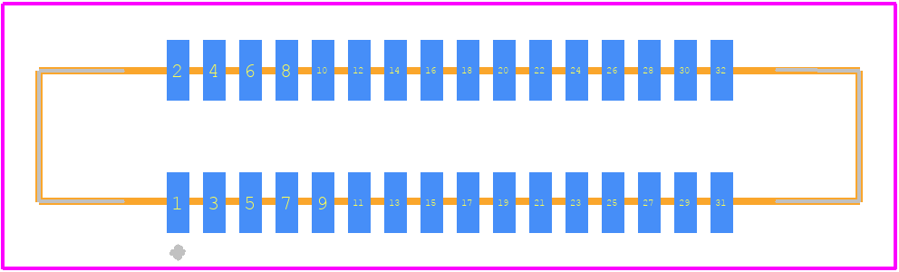 52610-1633 - Molex PCB footprint - Other - Other - 52610-1633-1