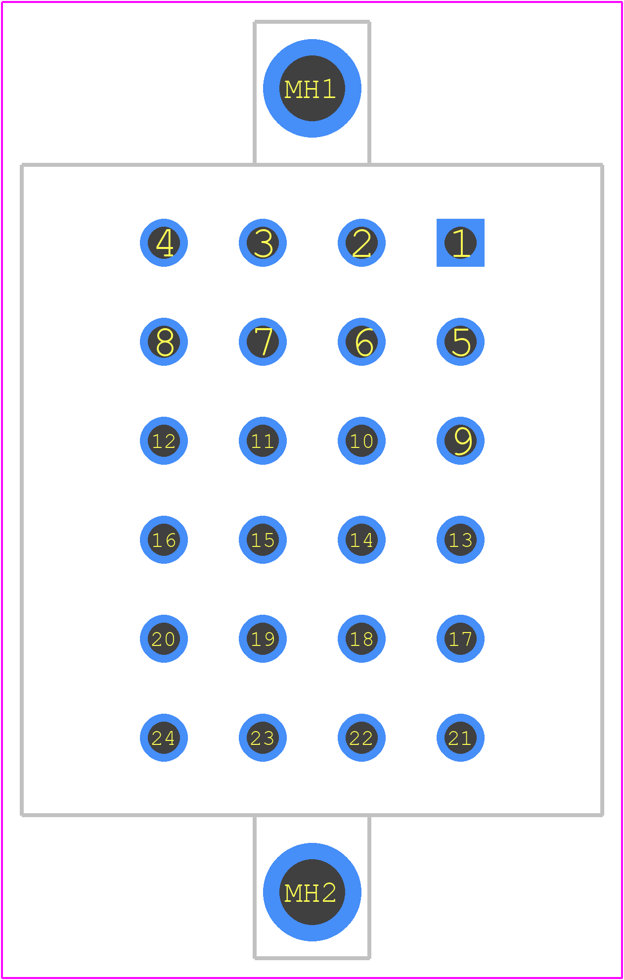 1-206763-3 - TE Connectivity PCB footprint - Other - Other - 1-206763-3-3