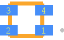 APTF1616LSEEZGKQBKC - Kingbright PCB footprint - Other - Other - APTF1616SEEZGQBDC
