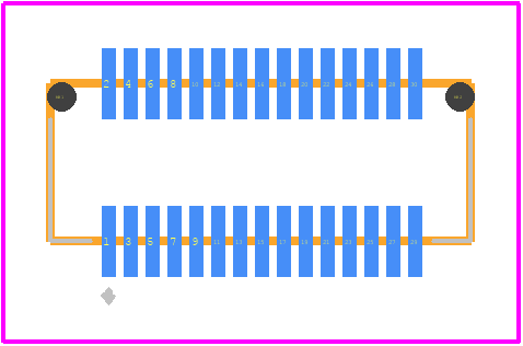 DF12A-30DS-0.5V(81) - Hirose PCB footprint - Other - Other - DF12A-30DS-0.5V(81)-2