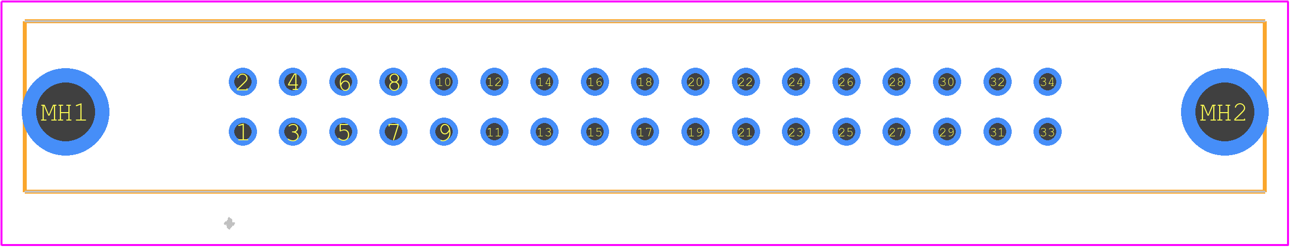 N3431-6303RB - 3M PCB footprint - Other - Other - N3431-6303RB-3