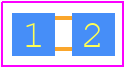 WSL0603R1000FEA18 - Vishay PCB footprint - Resistor Chip - Resistor Chip - WSL0603R1000FEA18------