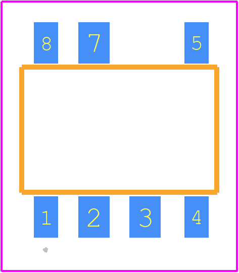 TNY267GN - Power Integrations PCB footprint - Other - Other - G Package(SMD-8B)_FFW