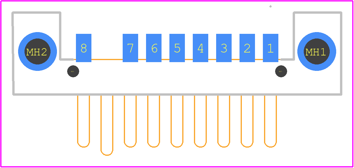 1747785-1 - TE Connectivity PCB footprint - Other - Other - 1747785-1-1