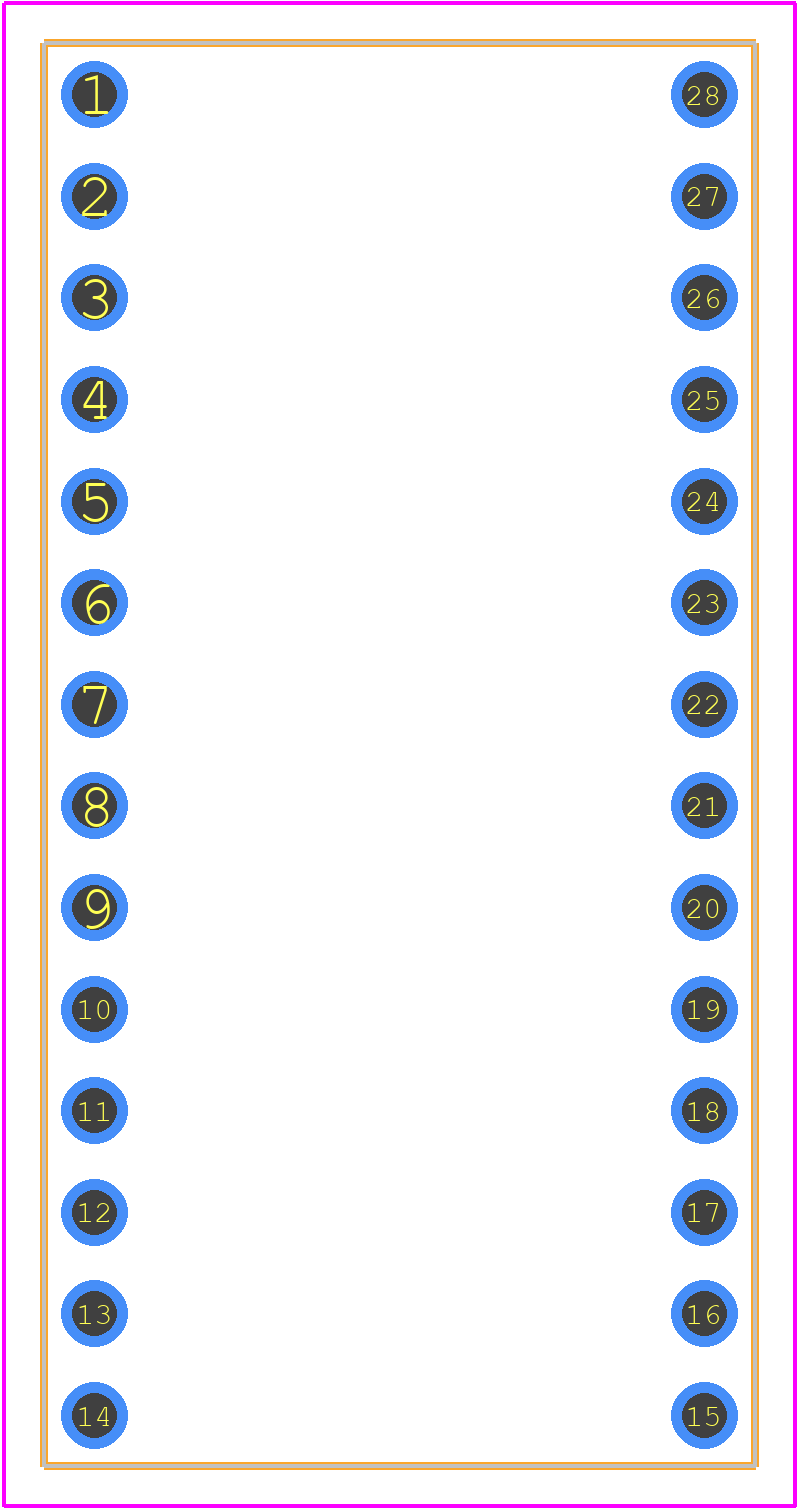 LCQT-TSSOP28 - ARIES PCB footprint - Other - Other - LCQT-TSSOP28-3