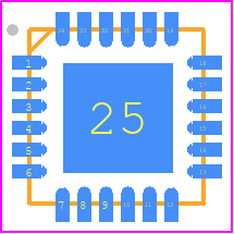HMC253ALC4TR - Analog Devices PCB footprint - Quad Flat No-Lead - Quad Flat No-Lead - HMC253ALC4TR