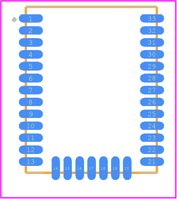 BT121-A-V2 - Silicon Labs PCB footprint - Other - Other - BT121-A-V2-2