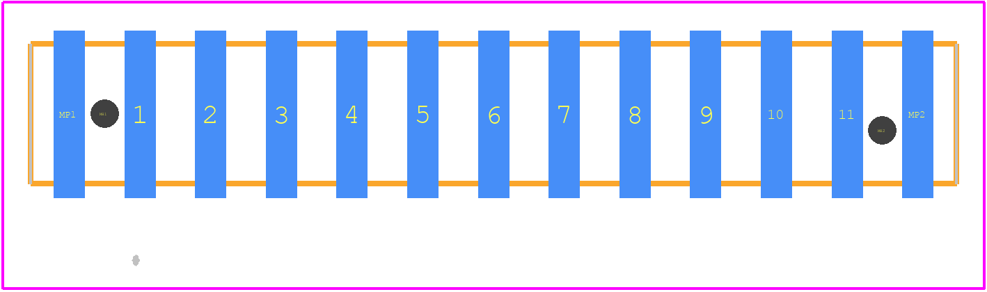 14111113001000 - HARTING PCB footprint - Other - Other - 14111113001000-3