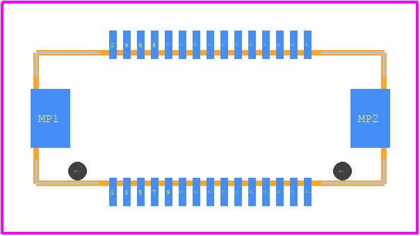 DF17(4.0)-30DS-0.5V(57) - Hirose PCB footprint - Other - Other - DF17(4.0)-30DS-0.5V(57)-1