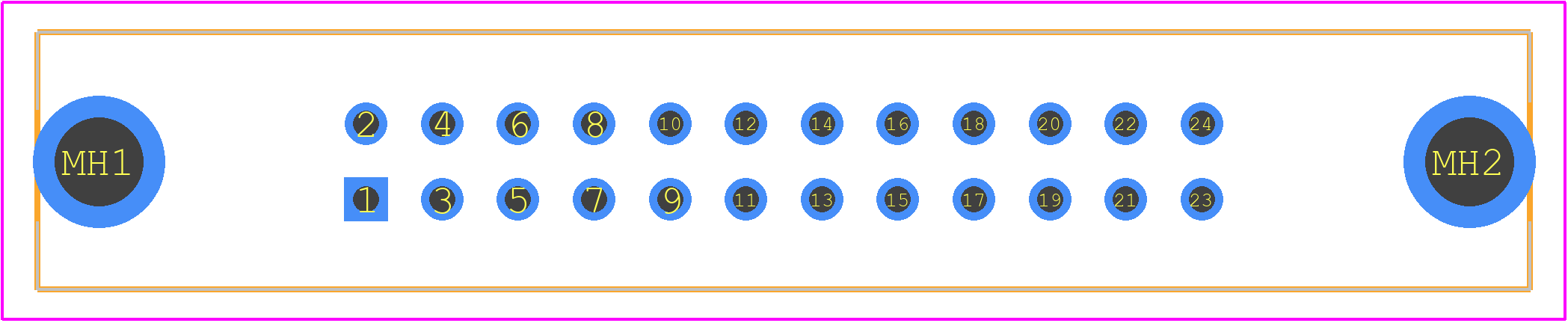 N3627-6202RB - 3M PCB footprint - Other - Other - N3627-6202RB-2