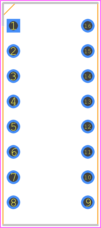 BD08 - LITTELFUSE PCB footprint - Dual-In-Line Sockets - Dual-In-Line Sockets - BD08