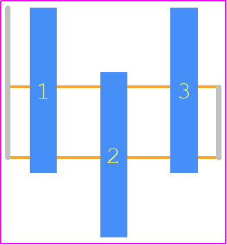 TSM-103-01-L-SV - SAMTEC PCB footprint - Header, Unshrouded - Single Row Staggered SMD Pin - Header, Unshrouded - Single Row Staggered SMD Pin - TSM-103-01-L-SV