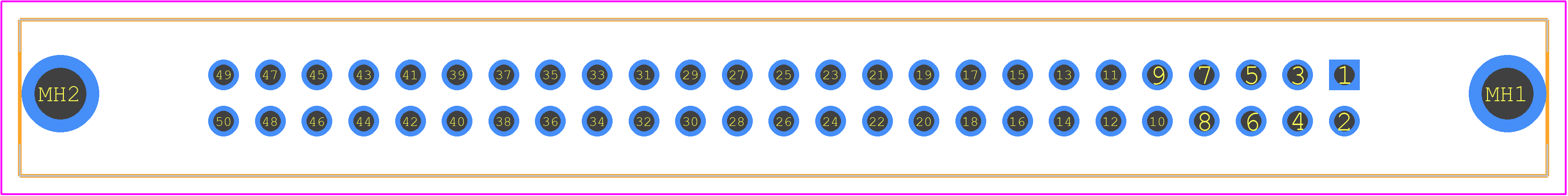 09185506904 - HARTING PCB footprint - Other - Other - 09185506904-2