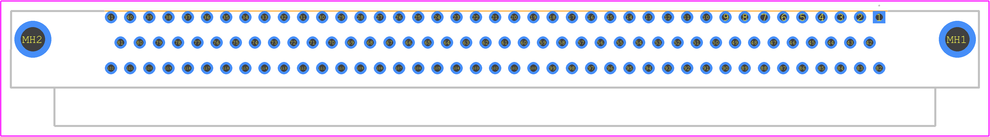 RM352-122-321-5500 - Molex PCB footprint - Other - Other - RM352-122-321-5500-26