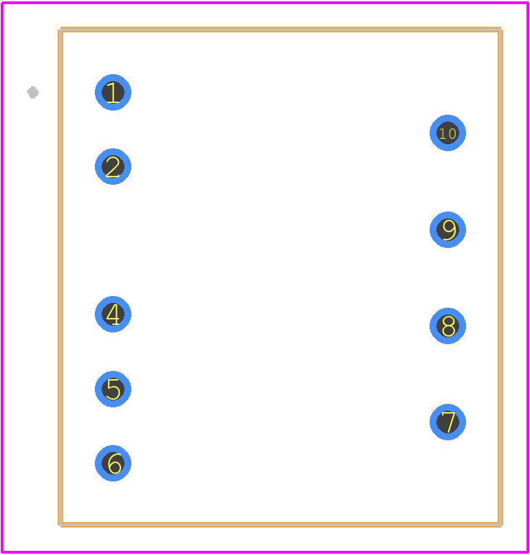 74002 - MYRRA PCB footprint - Other - Other - 74002-3