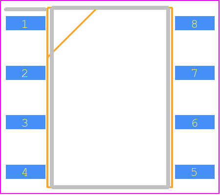 FSDM0365RL - onsemi PCB footprint - Small Outline Packages - Small Outline Packages - 8 Lead LSOP